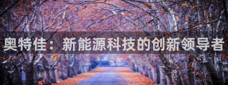 众腾娱乐招商：奥特佳：新能源科技的创新领