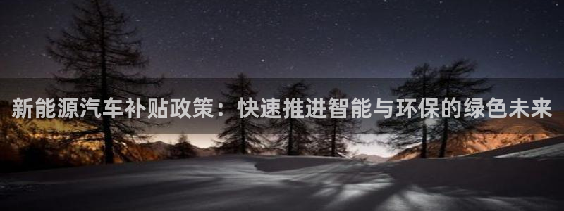 岳阳众腾ktv娱乐:新能源汽车补贴政策:快速推进智能与环保的