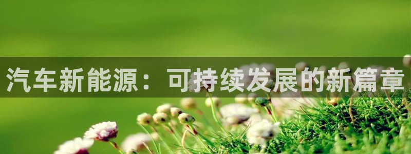 众腾娱乐平台下载：汽车新能源：可持续发展